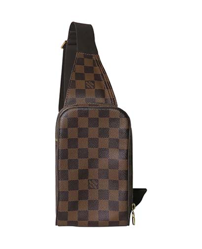 Louis Vuitton Damier Ebene Geronimos Waist Bag, front view